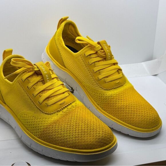 Cole Hann mens dress shoes size 8.5 and yellow in color good looking shoe - Picture 3 of 6